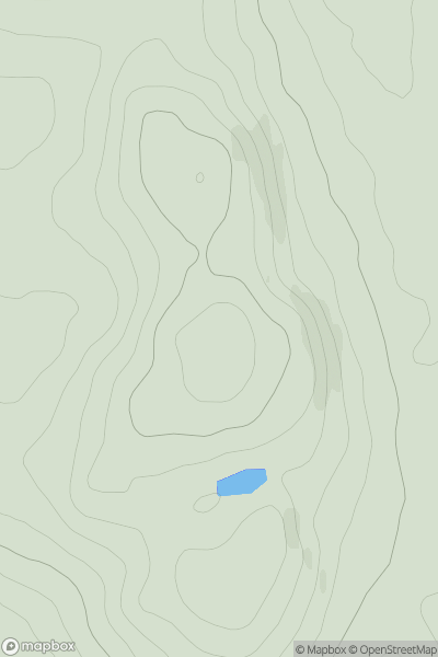 Thumbnail image for Back Hill [The Glenkens to Annandale] showing contour plot for surrounding peak
